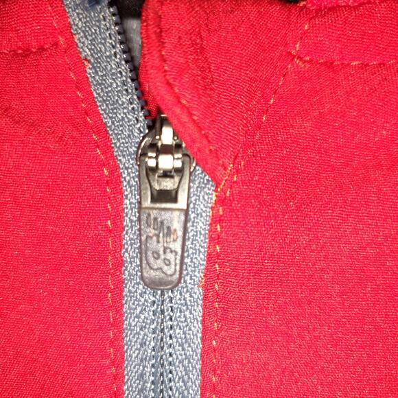 Columbus Clippers New Balance Batting Cage Jacket 1/4 Zip Red Gray Mens XL Ohio - Picture 3 of 16